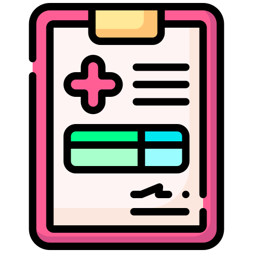 historial médico icono gratis