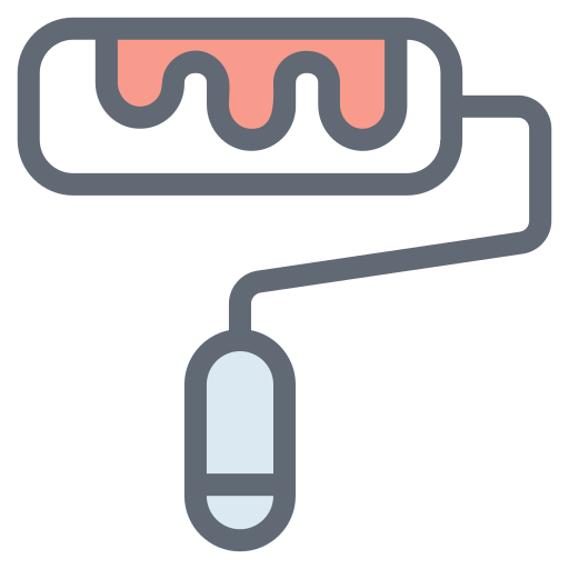 rodillo icono gratis