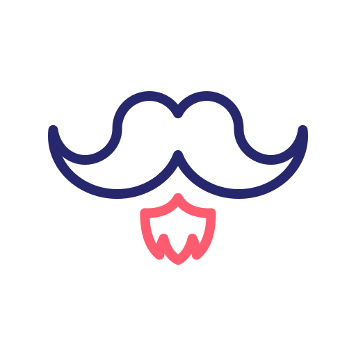 bigote icono gratis