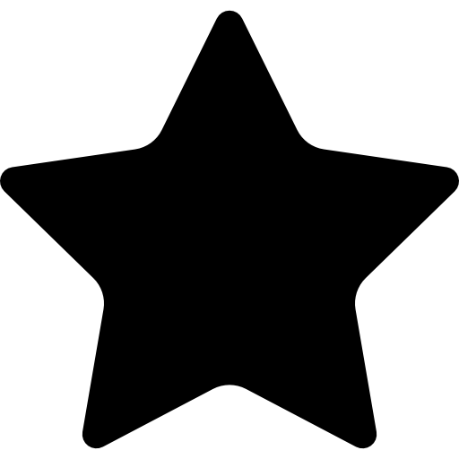 Black Star Silhouette icon