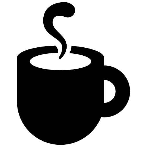 뜨거운 커피 한잔 무료 아이콘