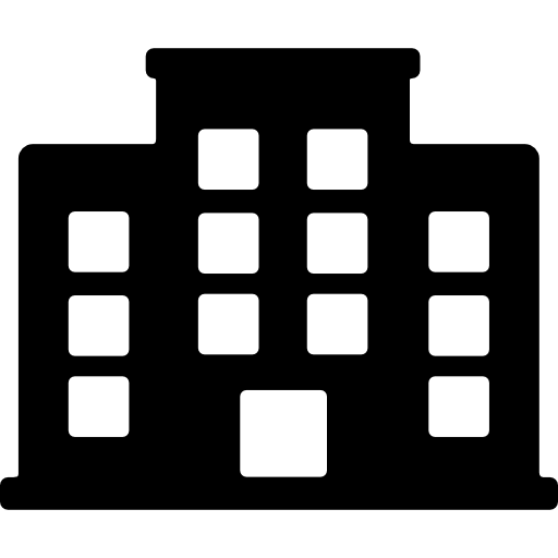 Old Building Basic Rounded Filled icon