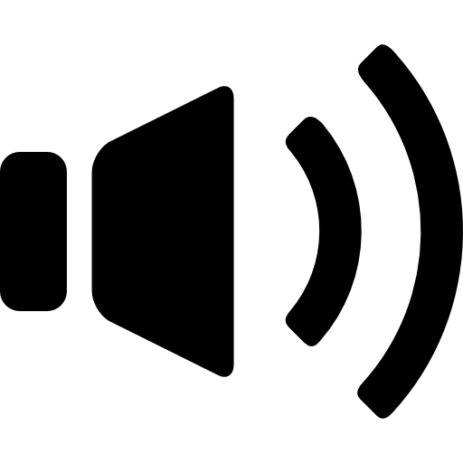 audio fuerte icono gratis