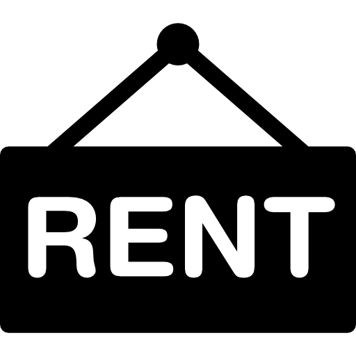 Rent Sign free icon