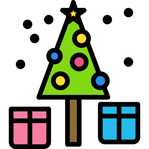 árbol de navidad icono gratis