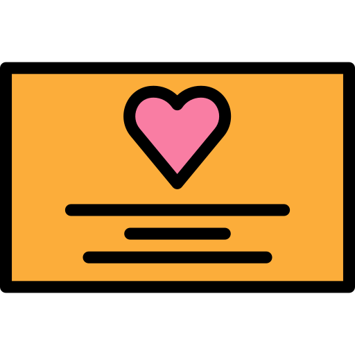 carta de amor grátis ícone