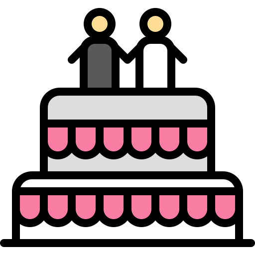 gâteau de mariage Icône gratuit gâteau de mariage Icône gratuit