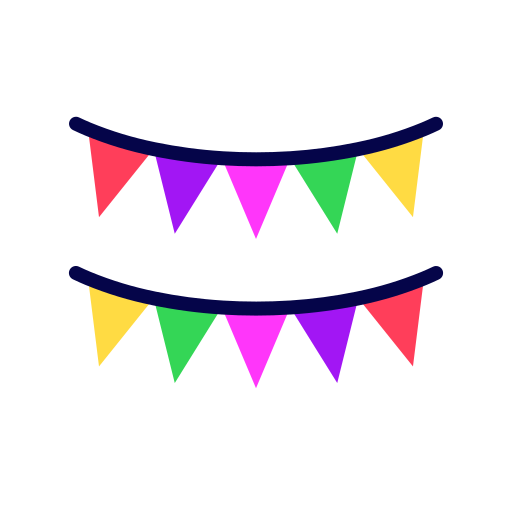 guirnaldas icono gratis