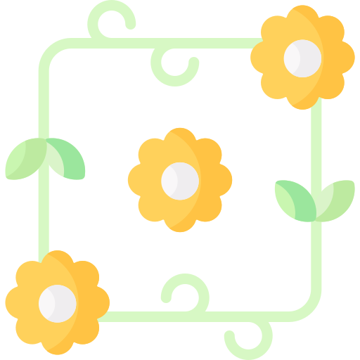 diseño floral icono gratis