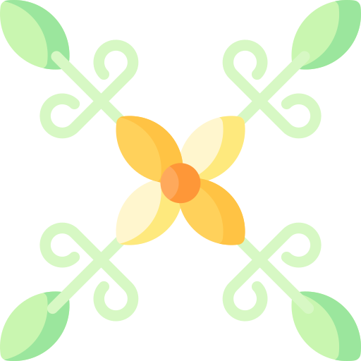 diseño floral icono gratis