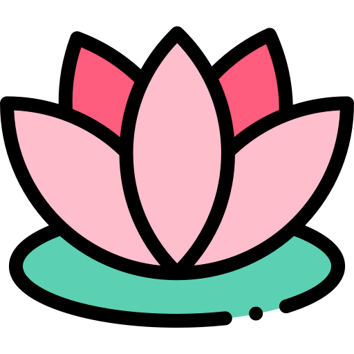 Lotus Detailed Rounded Lineal color icon