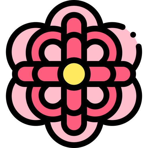 Geranium Detailed Rounded Lineal color icon