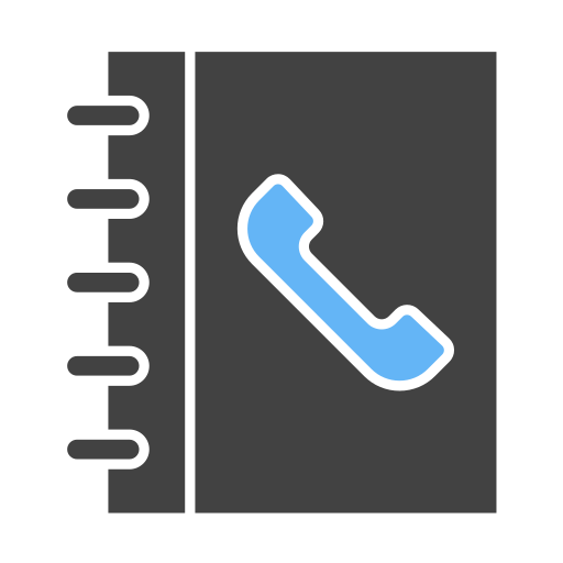 directorio telefónico icono gratis
