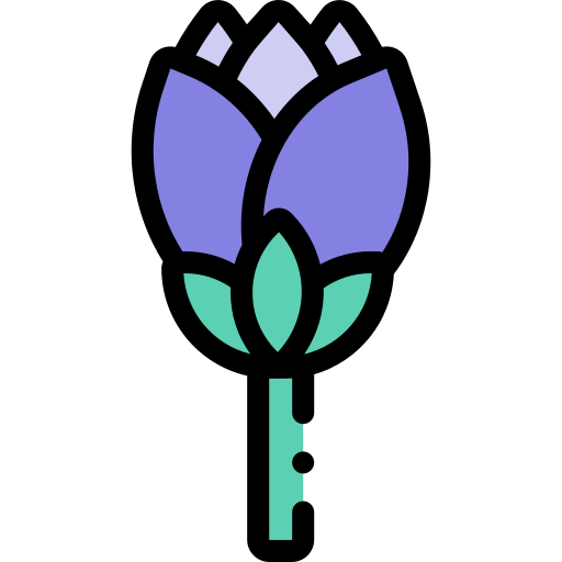 Geranium Detailed Rounded Lineal color icon