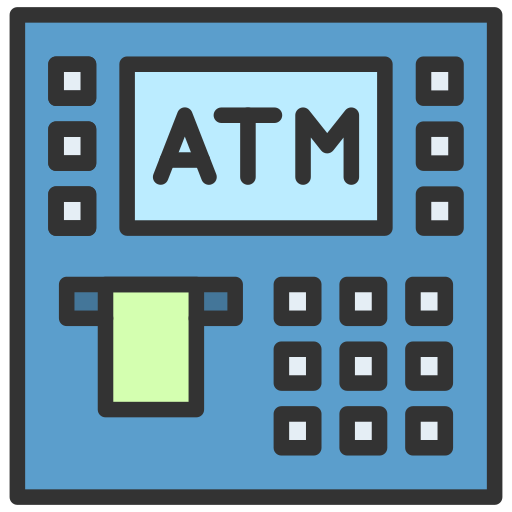 Atm machine Generic Outline Color icon