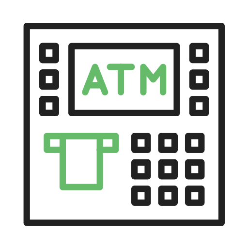 Atm machine Generic Outline Color icon