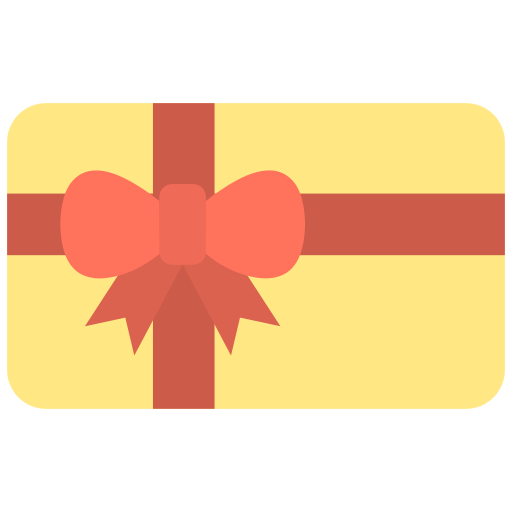 tarjeta de regalo icono gratis