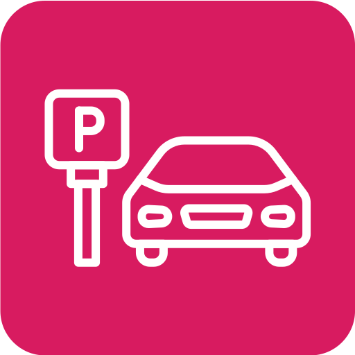 aparcamiento de coches icono gratis