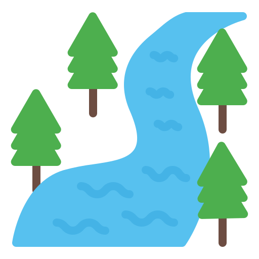 River Generic Flat icon