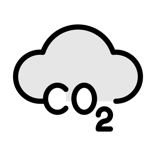 nube de co2 icono gratis