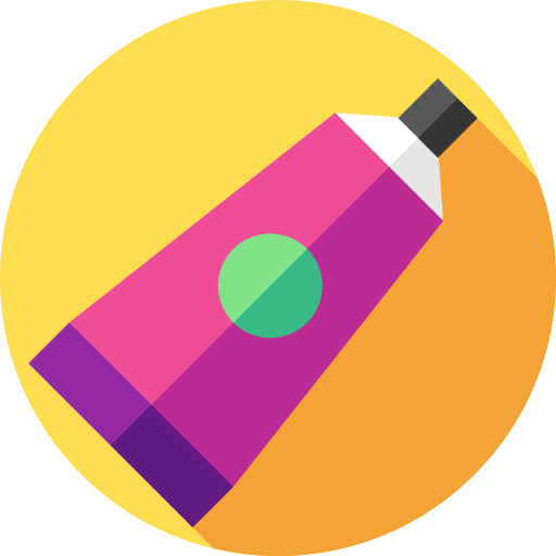 tubo de pintura icono gratis
