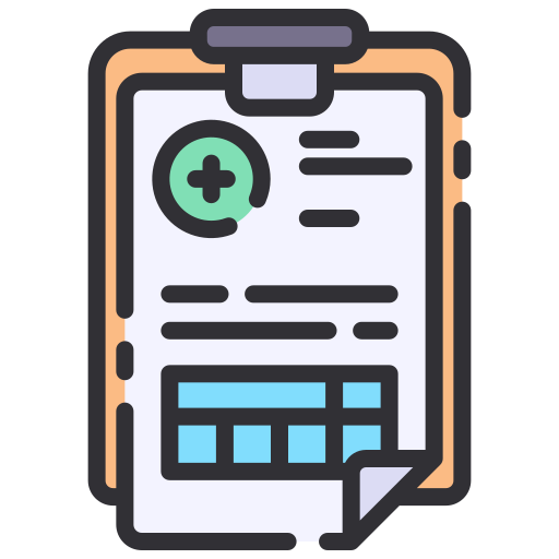 chequeo médico icono gratis