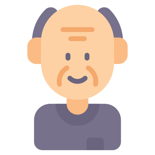 Old man Good Ware Flat icon