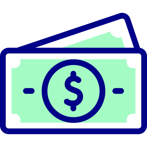 Money Detailed Mixed Lineal color icon