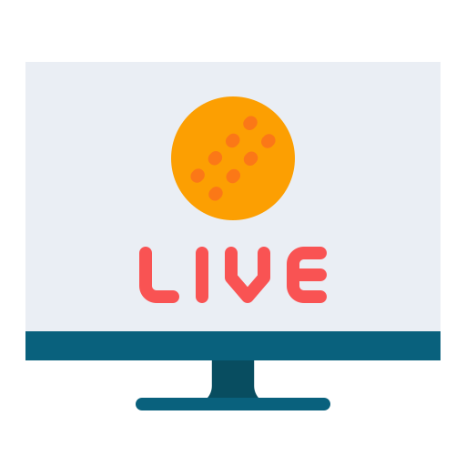 deportes en vivo icono gratis