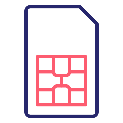 tarjeta sim icono gratis