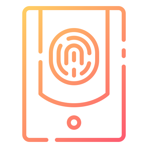 huella dactilar icono gratis