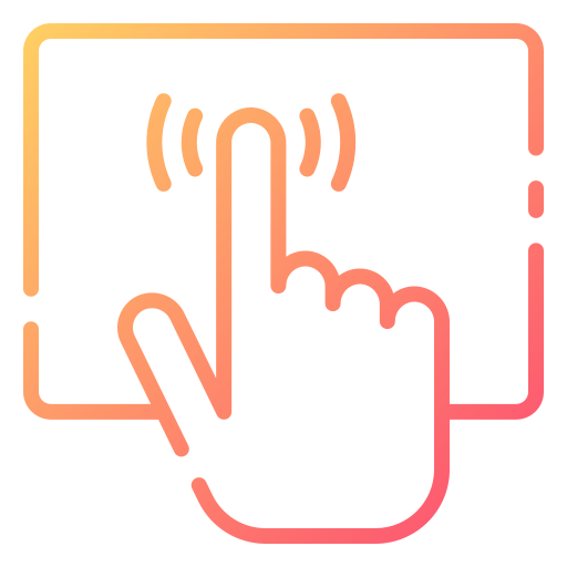 panel táctil icono gratis