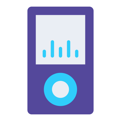 reproductor de mp3 icono gratis