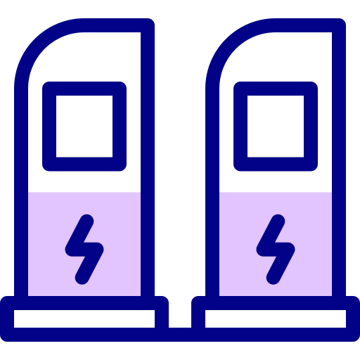 estación eléctrica icono gratis