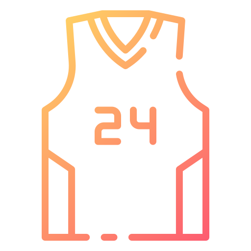 camiseta de baloncesto icono gratis