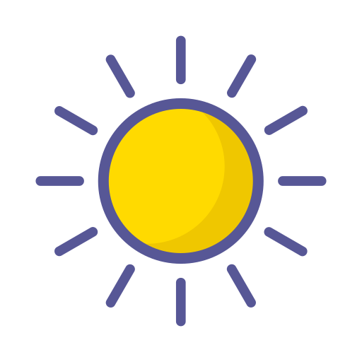 Sun free icon