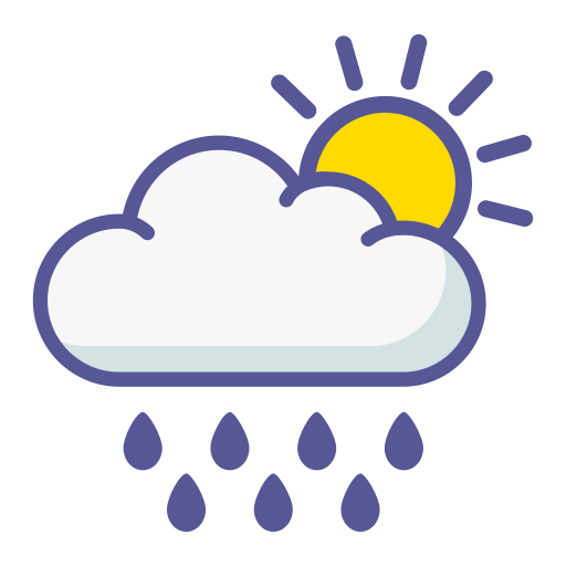 Rainy Generic Outline Color icon