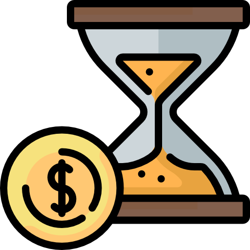 reloj de arena icono gratis