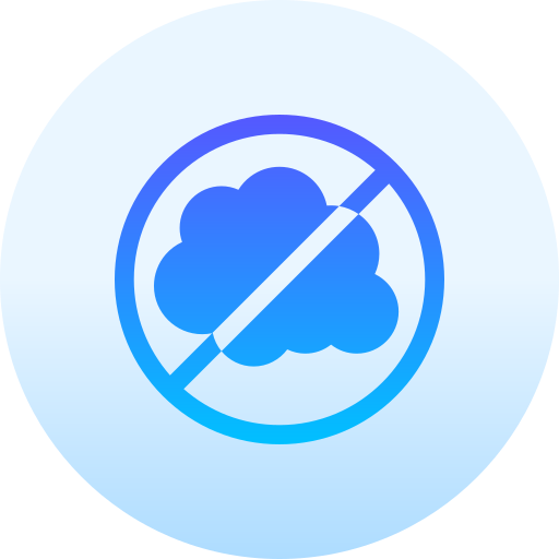 Zero emission free icon Zero emission free icon