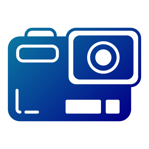 Action camera Generic Flat Gradient icon