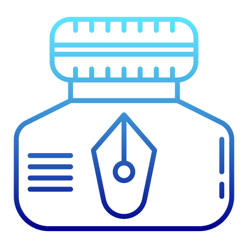 botella de tinta icono gratis