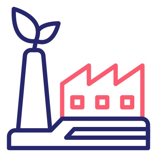 Eco factory free icon