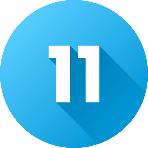 number-11-generic-circular-icon