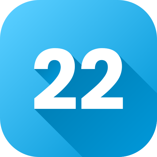 number-22-generic-square-icon