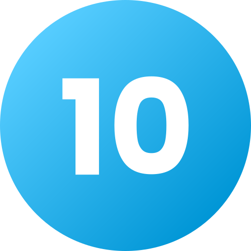 Number 10 Generic Flat icon
