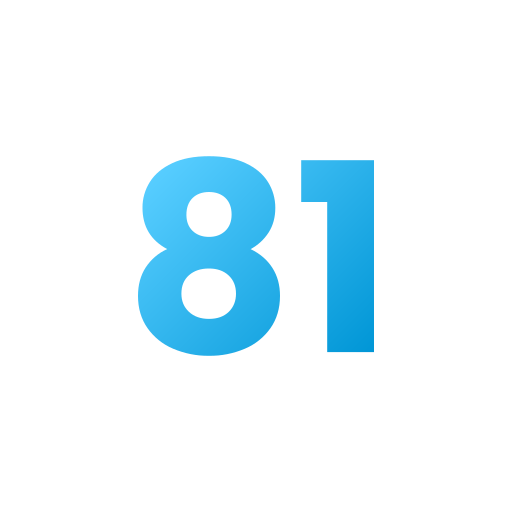 81 Icône gratuit 81 Icône gratuit