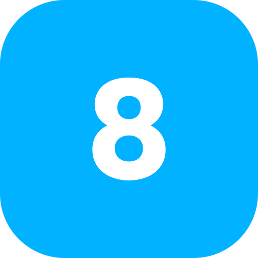 Number 8 free icon