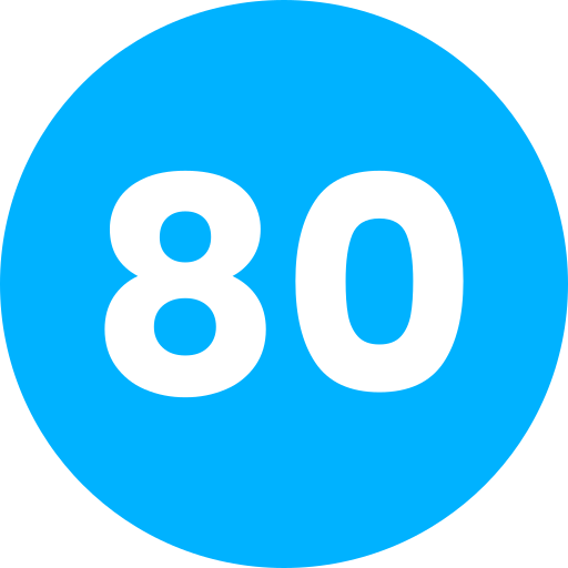 80 kostenlos Icon 80 kostenlos Icon