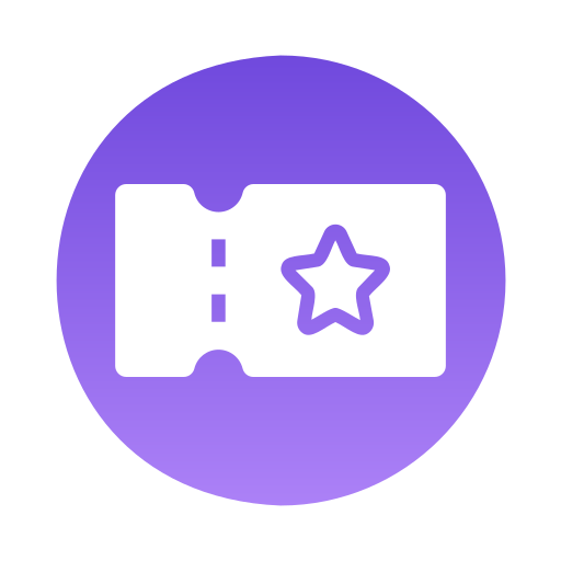 Ticket free icon