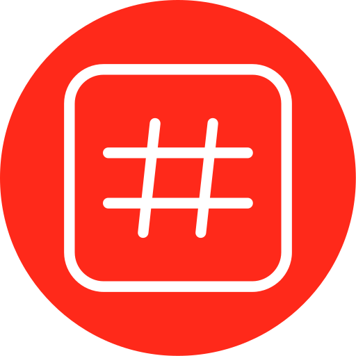 Hashtag Generic Circular icon